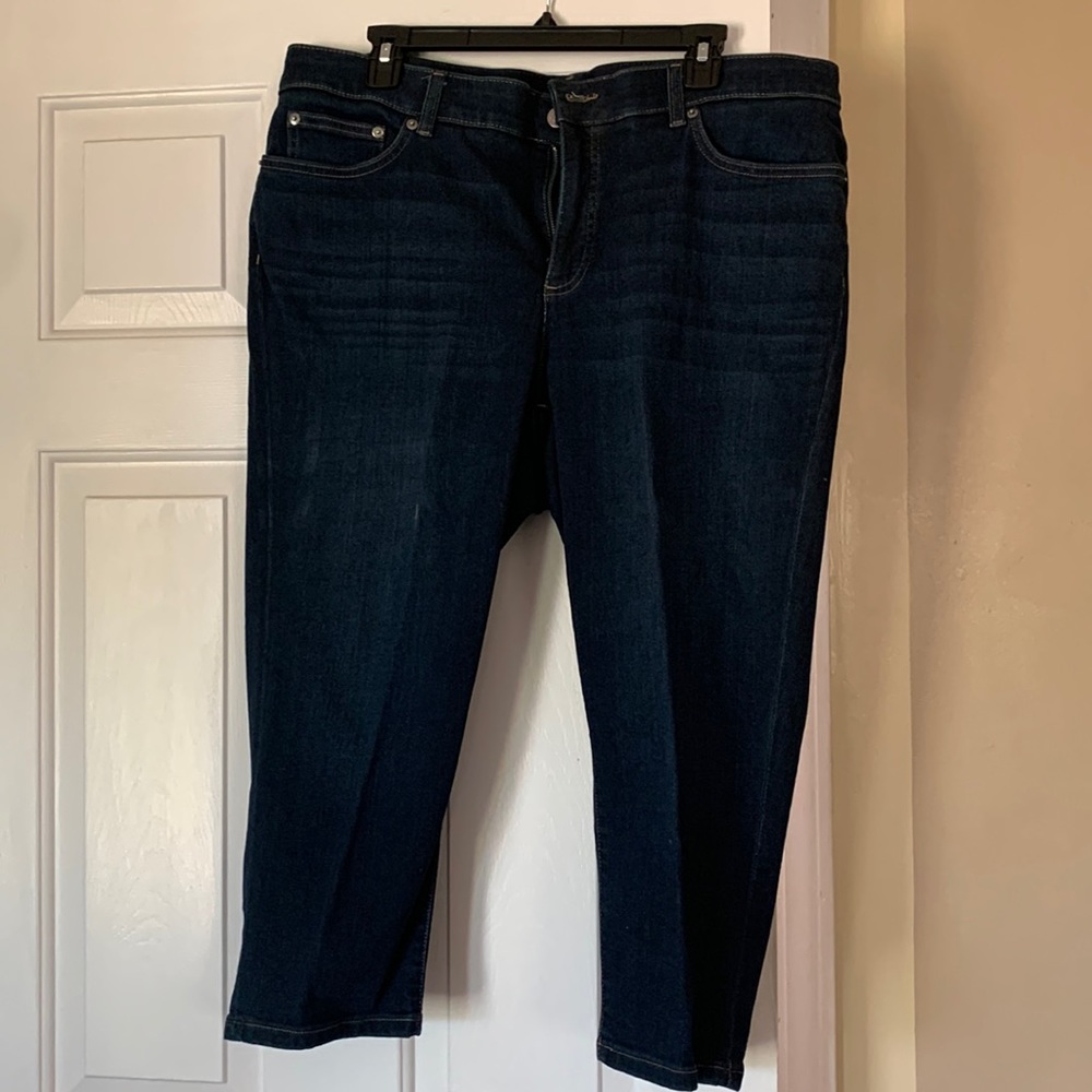 Denim capris